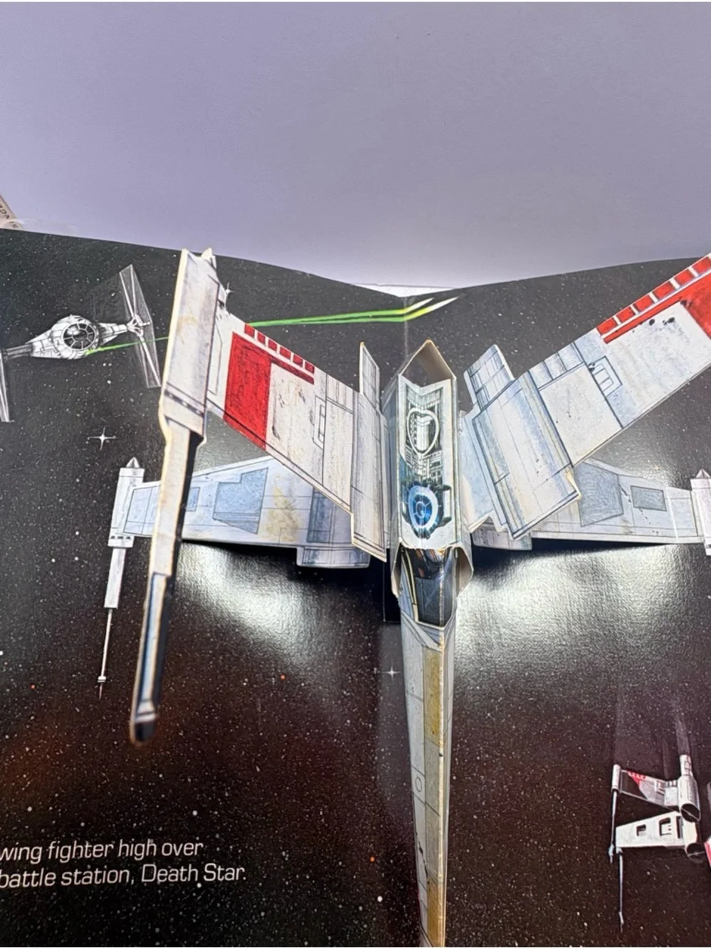 Star Wars Hardcover Kids Books Vintage pop-up Purple, Orange, Gold